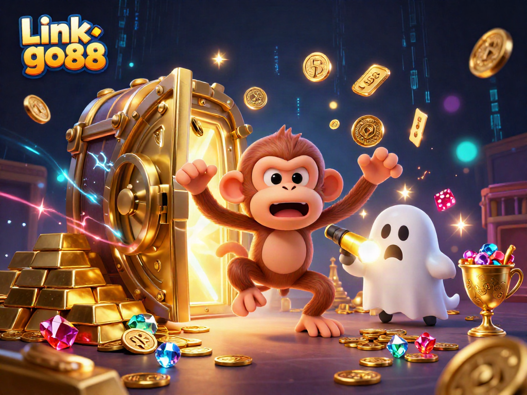 Experience the thrill of Link go88 in a haunted casino adventure with magical treasures and playful spirits.