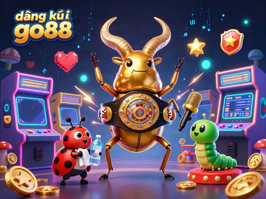 Catch the excitement of đăng ký go88 with vibrant characters and gaming elements in this lively casino scene.